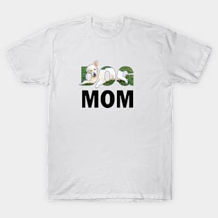 DOG MOM - golden retriever (white) oil painting word art T-Shirt